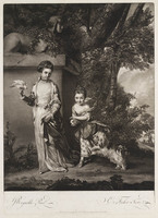 KG 08046
<br/>
Portret Annabel en Jemina York
<br/>
<em>Fisher, Edward (1722-1785)</em>